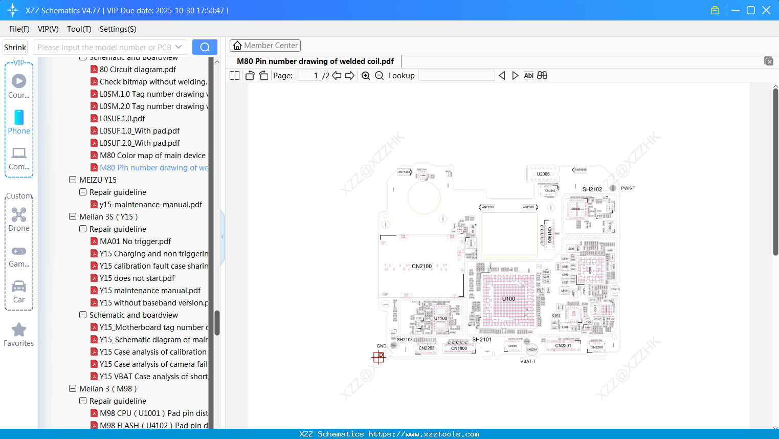 Meizu M80 Pin Number Drawing Of Welded Coil